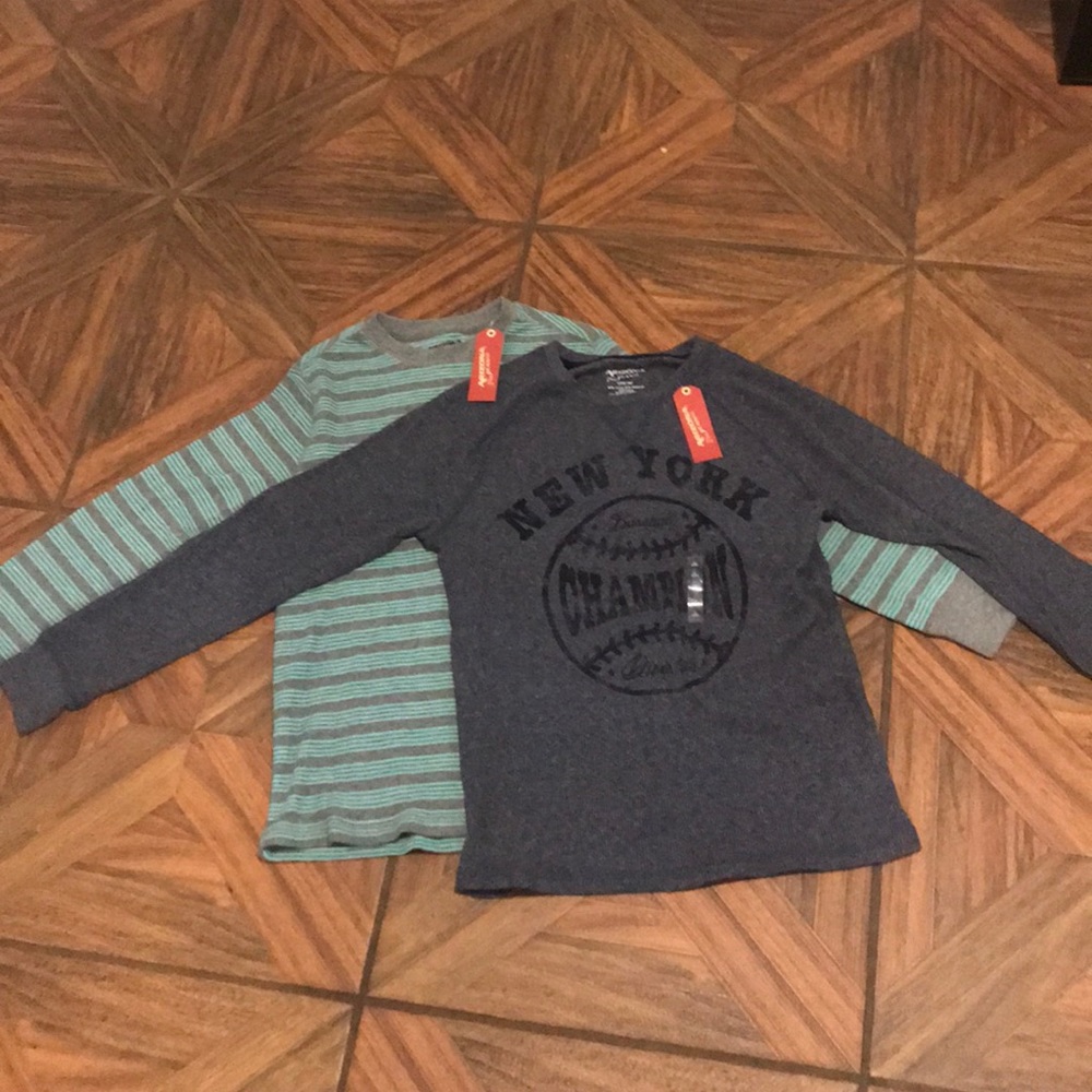 2 Arizona Jeans Boys Long Sleeve Shirts